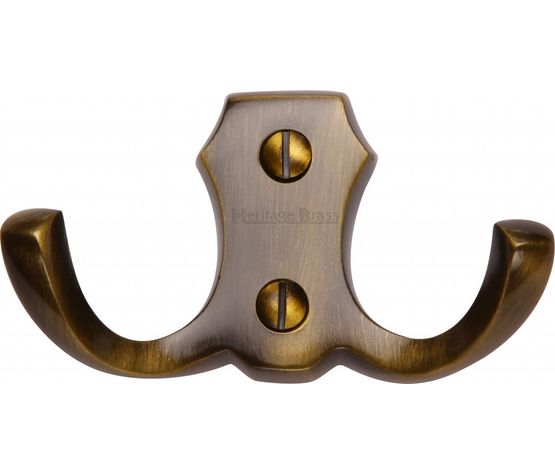 Marcus Decorative Double Coat Hook