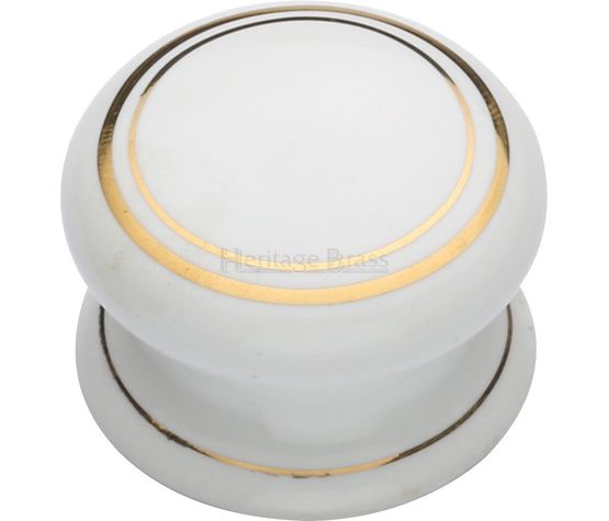 Marcus Gold Line Porcelain Cabinet Knob
