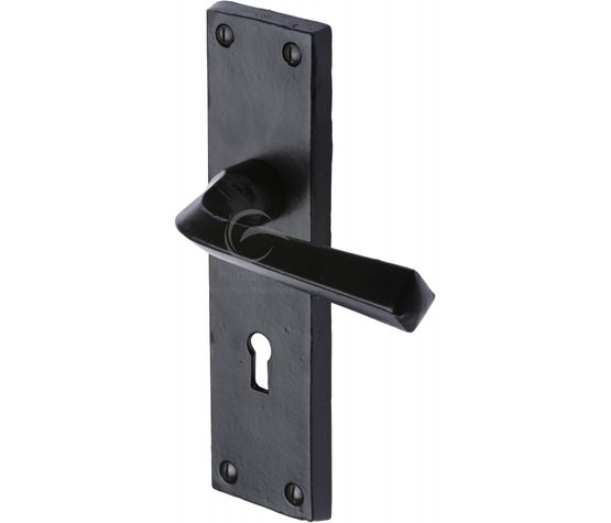 Marcus Bridgnorth Black Iron Rustic Lever Handles