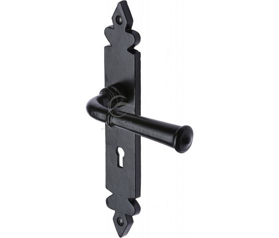 Marcus Ludlow Black Iron Rustic Lever Handles