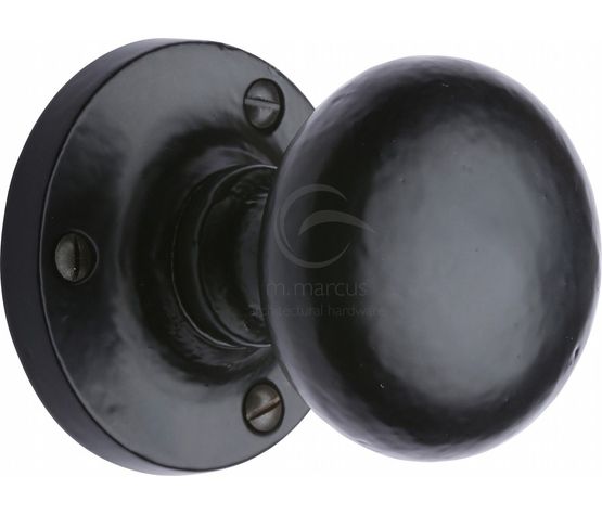 Marcus Alveley  Black Iron Rustic Mortice Knob