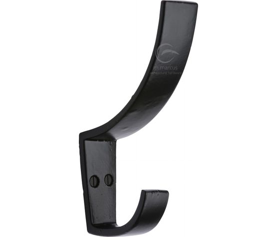 Marcus Black Iron Rustic Hat and Coat Hook