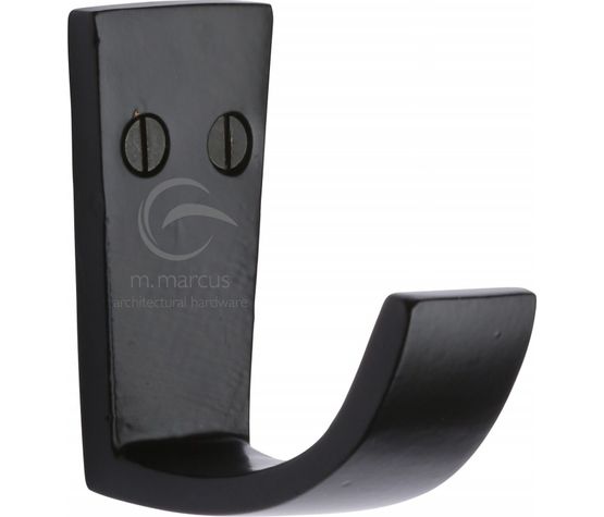 Marcus Black Iron Rustic Single Robe Hook