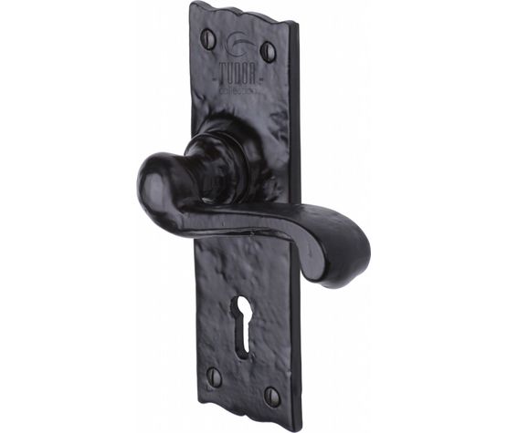 Marcus Shropshire Tudor Black Iron Lever Handle