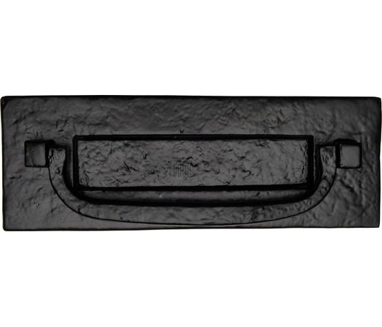 Marcus Tudor Black Iron Letter Plate with Knocker