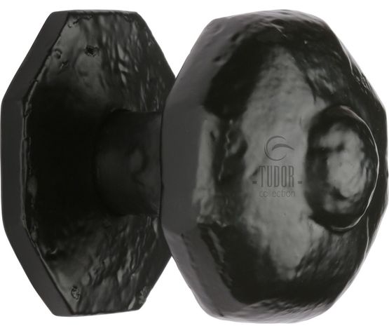 Marcus Tudor Black Iron Octagon Centre Door Knob