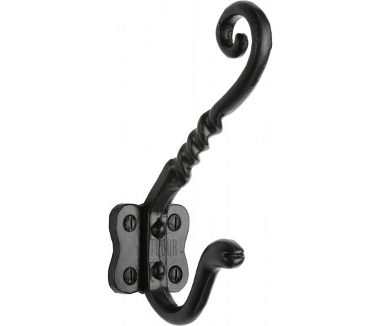 Marcus Tudor Black Iron Hat and Coat Hook