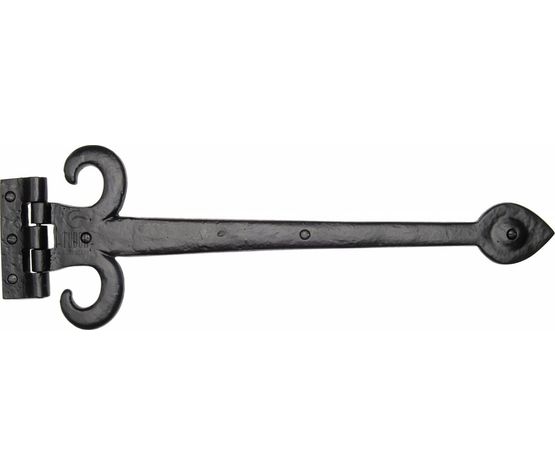 Marcus Fleur-de-Lys Tudor Black Iron Hinge