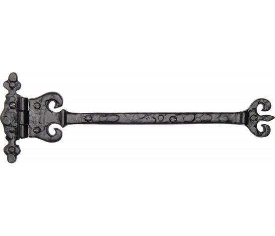Marcus Tudor Black Iron Ornate Coronate Hinge