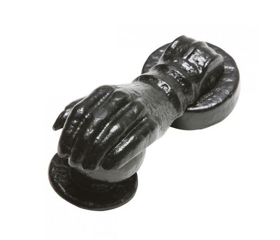 Kirkpatrick Antique Black Hand Door Knocker