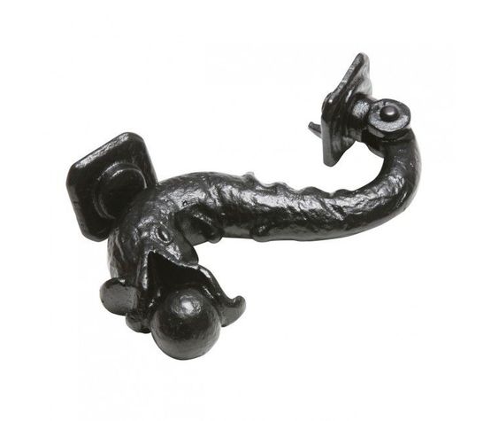 Kirkpatrick Antique Black Dolphin Door Knocker