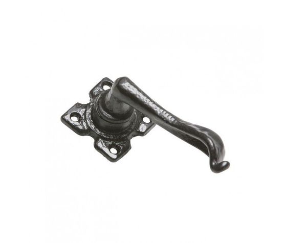 Kirkpatrick Square Black Lever Latch