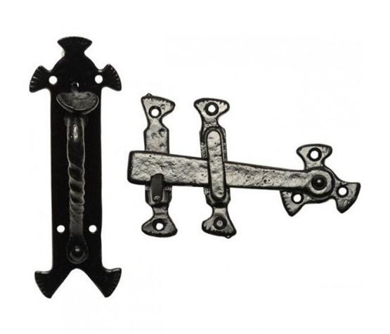 Kirkpatrick Antique Black Thumb Latch