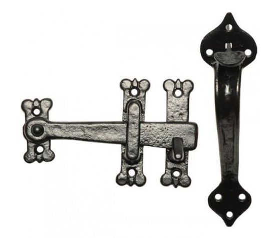 Kirkpatrick Antique Black Thumb Latch