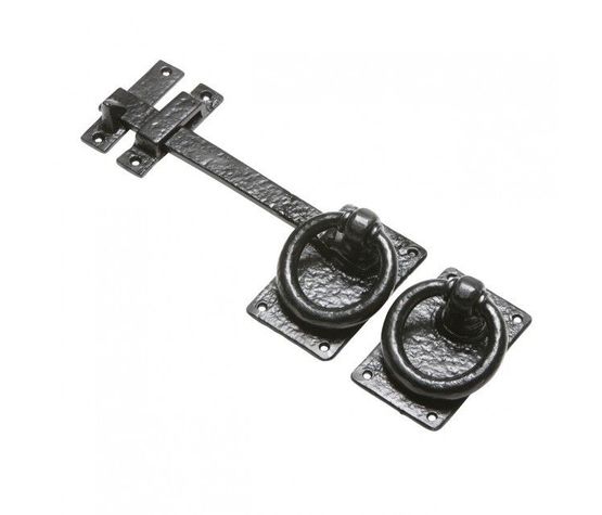Kirkpatrick Antique Black Gate Latch and Handle