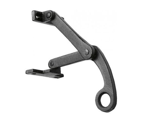 Kirkpatrick Smooth Black Recessed Casement Stay