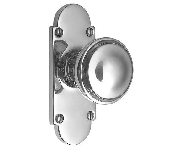 BrassArt Constable Knobset On Plate