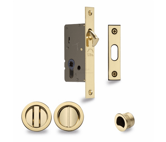 Marcus Privacy Round Flush Handle Lock Set