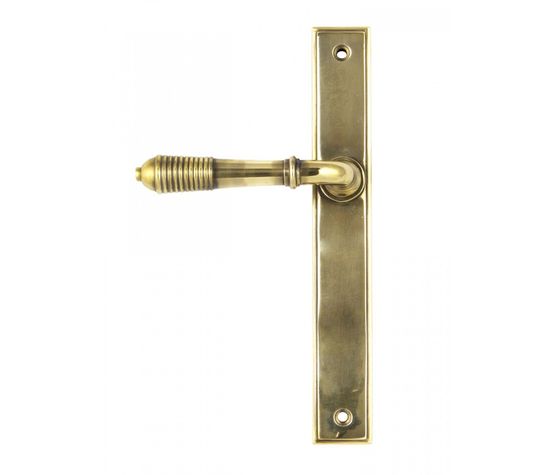 From the Anvil Reeded Slimline Sprung Multipoint Lever Latch Set