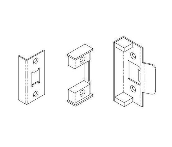 Eurospec 13mm Rebate Kit for Heavy Sprung Tubular Latch