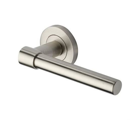 Marcus Phoenix Design Door Handle on Round Rose