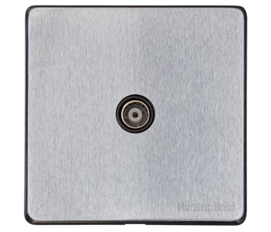 Marcus Vintage 1 Gang Non-Isolated Coaxial Socket