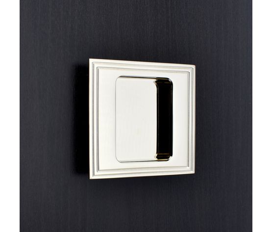 Croft Square Reeded Pocket Fix Sliding Door Pull