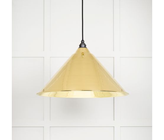From the Anvil Hockley Smooth Brass Pendant