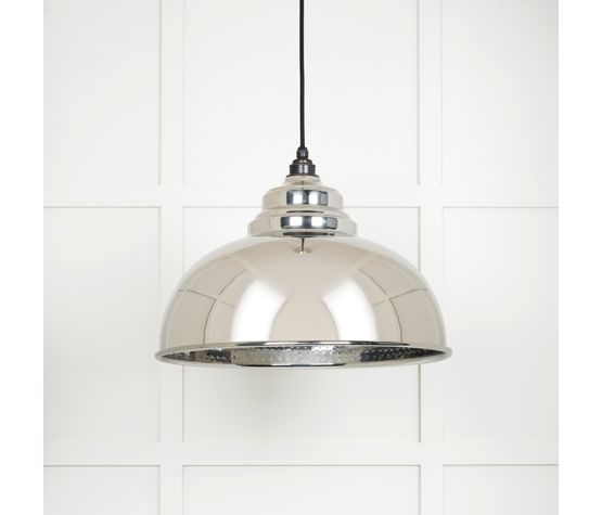 From the Anvil Harborne Hammered Nickel Pendant