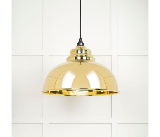 From the Anvil Harborne Smooth Brass Pendant