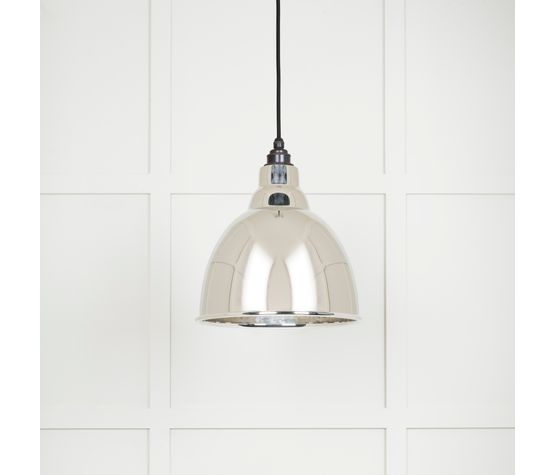 From the Anvil Brindley Hammered Nickel Pendant