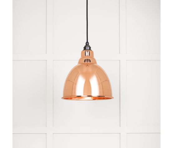 From the Anvil Brindley Hammered Copper Pendant