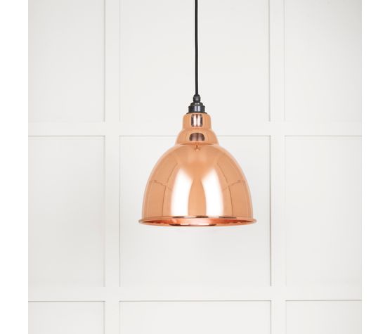 From the Anvil Brindley Smooth Copper Pendant