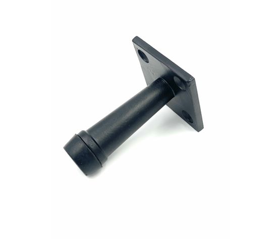 Cardea Black Iron Skirting Mount Door Stop