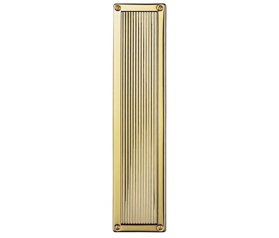 Queen Anne Reeded Finger Plate