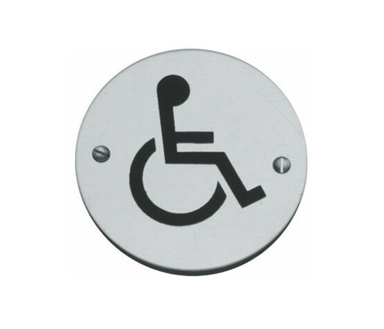 Disabled Toilet Symbol 76mm