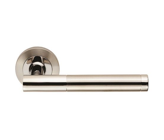 Philadelphia Stainless Steel Lever on Round Rose
